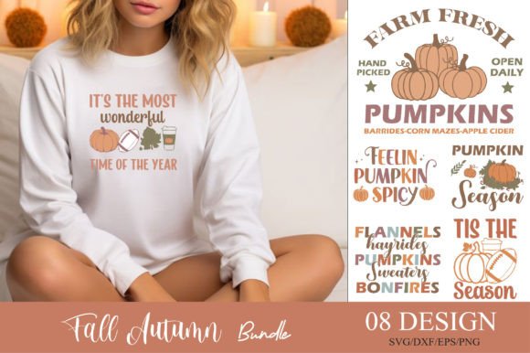 Fall Autumn SVG PNG Bundle