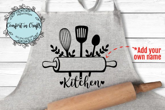 Mom's Kitchen SVG and Sublimation Design