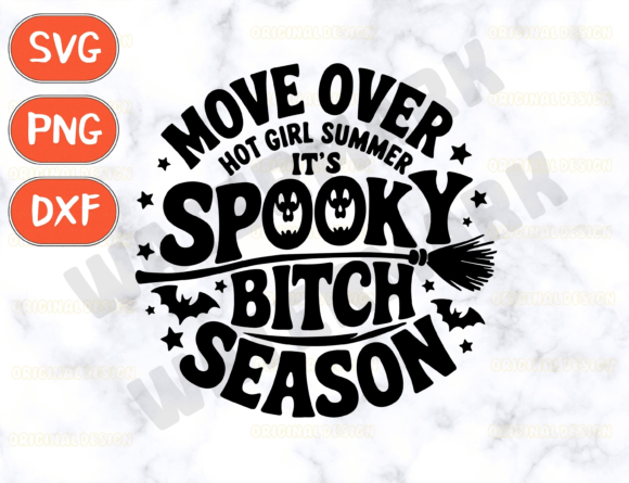 Move Over Hot Girl Summer Halloween Svg
