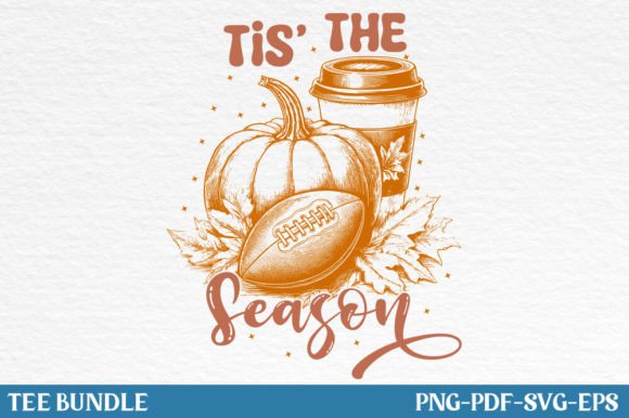 Tis the Season SVG, Fall Autumn PNG